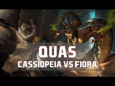 Quas as Cassiopeia vs Fiora - S8 TOP Ranked Gameplay