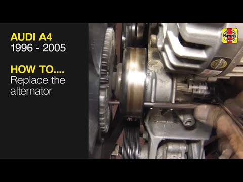 How to Replace the alternator on the Audi A4 1996 to 2001