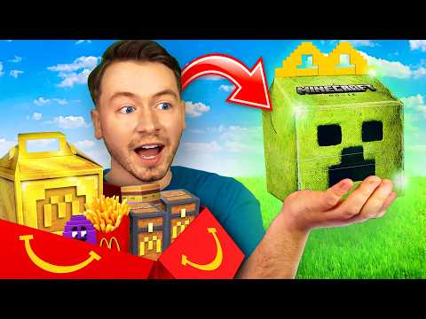 ICH öffne ALLE MINECRAFT HAPPY MEALS von MCDONALDS!!⛏️🍟