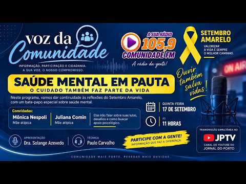 PROGRAMA A VOZ DA COMUNIDADE 17/09/2026