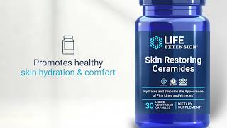 Life Extension Hydrate & Smooth Your Skin with Skin Restoring Ceramide