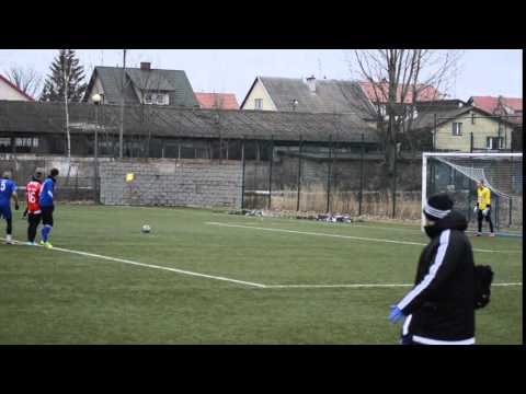 Bramka Rafała Zembrowskiego w meczu z Wisłą Puławy