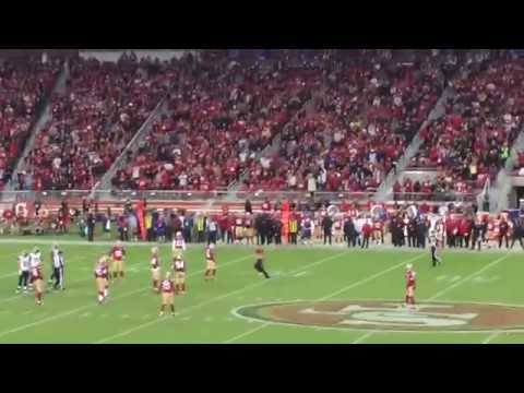 Streaker Runs Onto Levis Stadium Field on NFL Monday Night Football (49ers vs Rams)