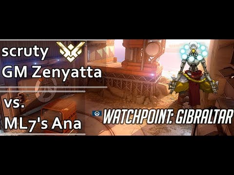 GM Zenyatta [S10] support battle vs. ML7 (38/15 K/D, intense match)