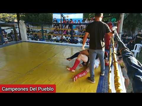 🥊Federico Ordóñez vs Fabrizzio Gastón Vega - MUAY THAHI - AMATEUR - Campeones Del Pueblo