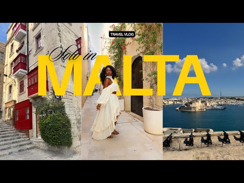 Malta Travel Vlog | My first solo trip to MALTA! What I did for 7 days alone in Europe
