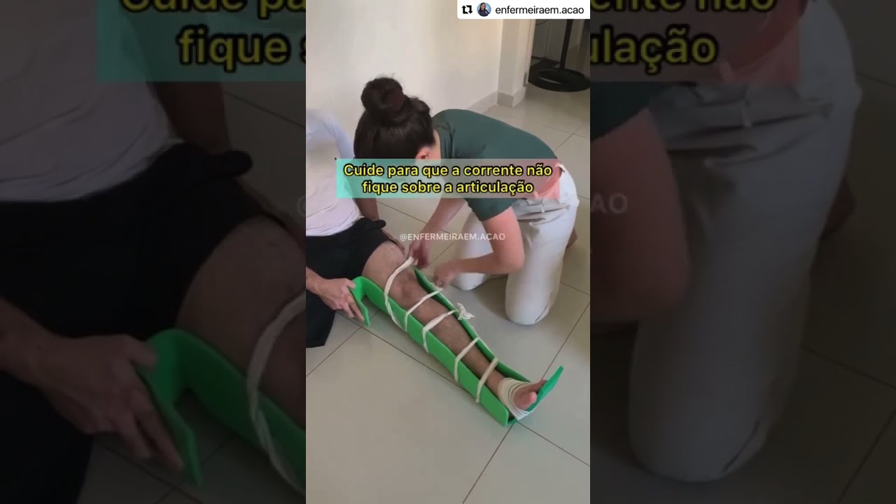 COMO FAZER IMOBILIZAÇÃO DE FRATURAS