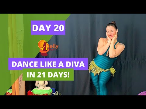 Dance Like a Diva in 21 Days // Belly Dance Workout // Day 20