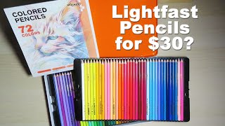 Woomer Colored Pencils Review | Pencil Playdate - Trying in Four Colouring Books - Free Swatch Sheet