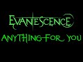 Evanescence-Anything For You Lyrics (Demo ...