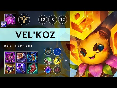Vel'Koz Support vs Rakan: Vision Controller - EUW Challenger Patch 14.22