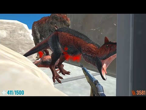 How Long Can I Survive in Jurassic Museum. Animal Revolt Battle Simulator