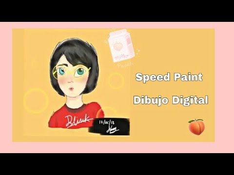 Dibujo Peach Aesthetic 🍑 Digital drawing. Speed Paint /(첫 번째 디지털 그림)