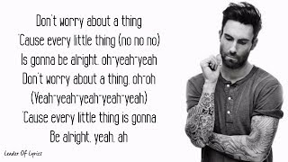 Maroon 5 - THREE LITTLE BIRDS (Lyrics)