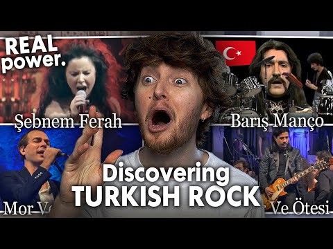 DISCOVERING TURKISH ROCK! (Şebnem Ferah, Barış Manço, Mor ve Ötesi | Reaction)