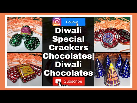 Diwali Crackers Chocolates|Diwali Special Crackers Chocolates|Crackers Shaped Chocolates|Crackers