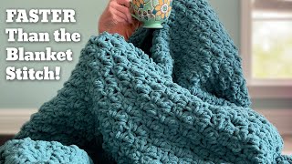Make in a Day Crochet Chunky Blanket ! So EASY 🤩 🧶
