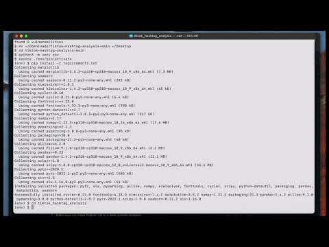 TikTok Hashtag Analysis Tool Tutorial