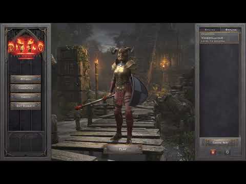 Diablo 2 Resurrected - Part 15 Amazon Charged Strike & Plague Javelin - Act 3 Hell [4K 120FPS]