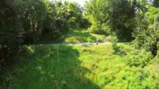 Luke Lea overlook - Percy Warner Park (aerial footage)