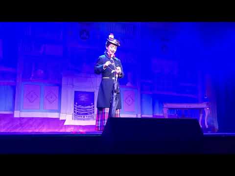 Reina Ozbay (9) as Mary Poppins. Spoonful of sugar reprise.