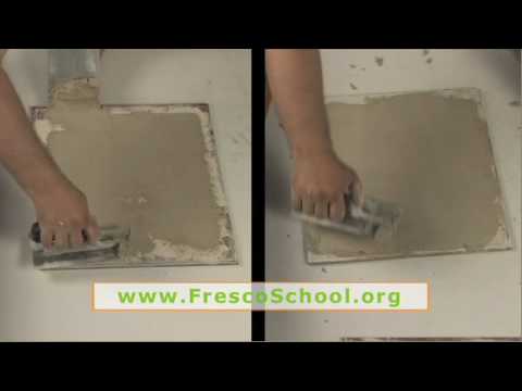 Materials and Tools for Fresco Plastering