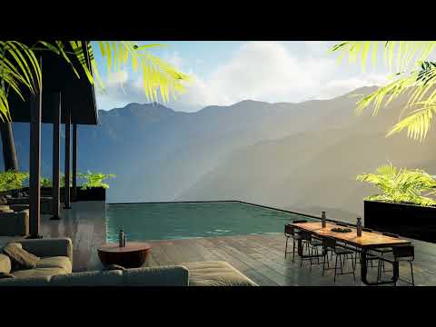 Tropical Pool | Jungle Background Ambience