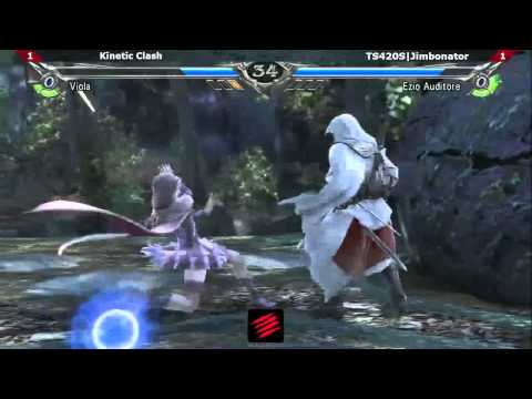 Evo 2013 Soul Cailbur V: Jimbonator (Ezio) vs Kinetic Clash (Viola)