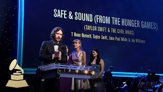 Taylor Swift, T-Bone Burnette, and Civil Wars at the 55th Annual GRAMMY Awards Pre-Telecast Ceremony