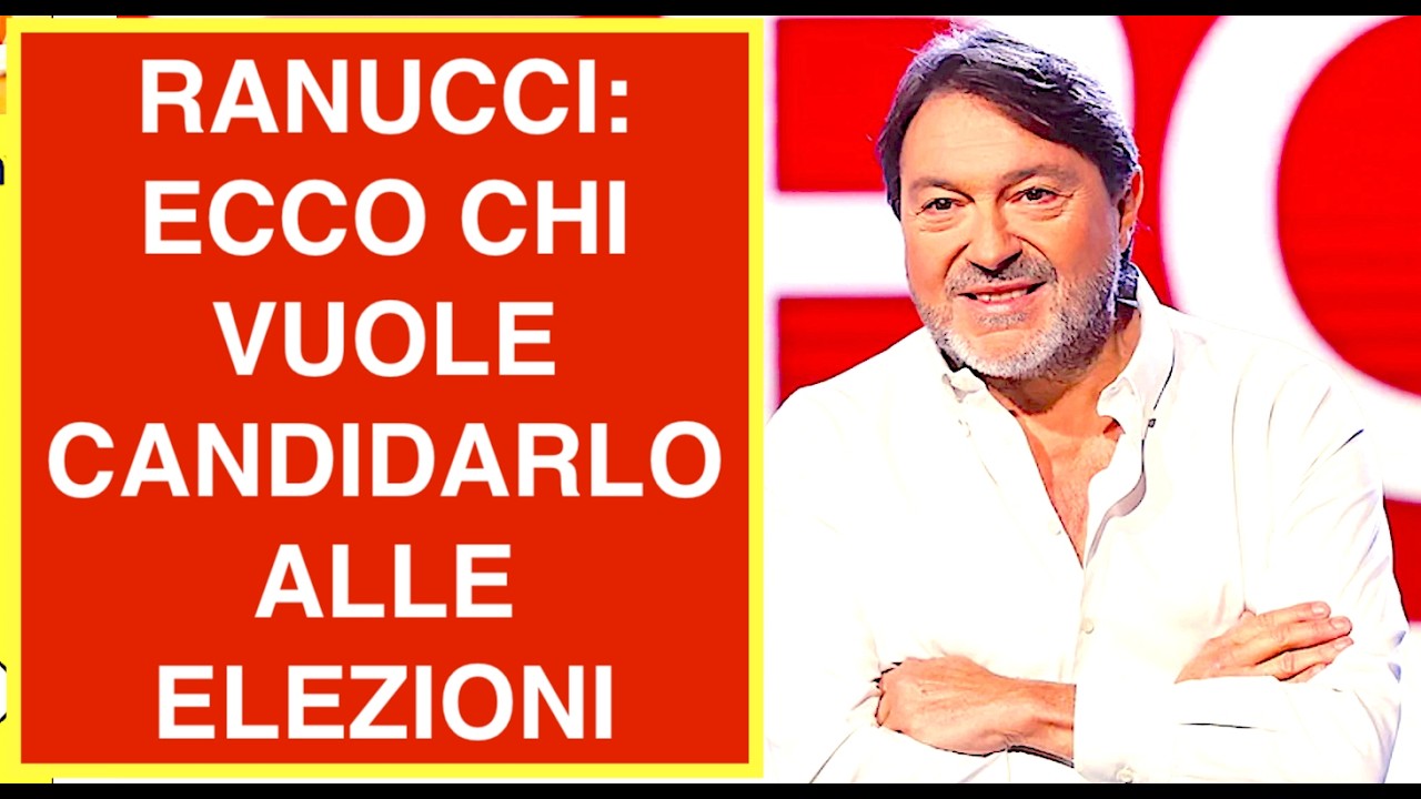 RANUCCI: CHI VUOLE CANDIDARLO. TAM TAM AD UN ANNO DALLE ELEZIONI