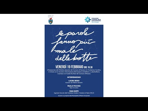 Le parole fanno più male delle botte: evento formativo contro il bullismo e il cyberbullismo