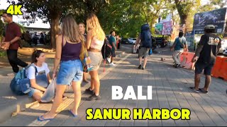 From Sanur Harbor to Sindhu Beach | Bali Sunset Walk