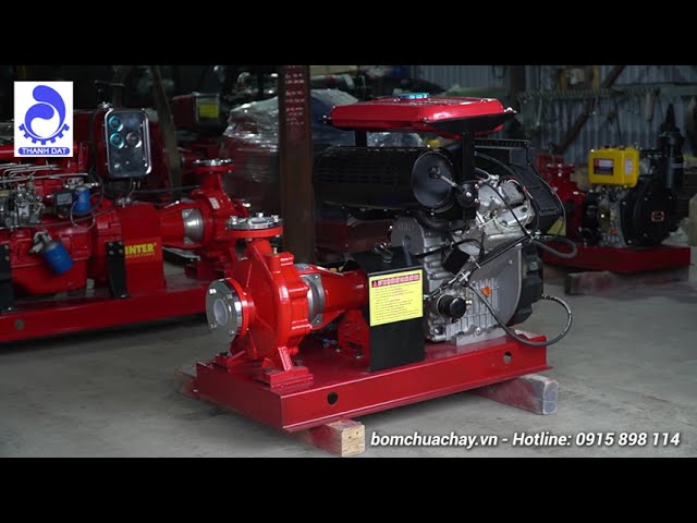Máy bơm nước chữa cháy diesel INTER CA65-200A 30HP 22KW | PCCC Thành Đạt 0915898114