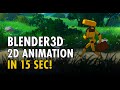 The Quickest Tutorial For 2d Animation In Blender3d