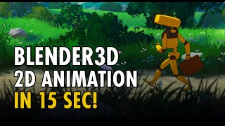 The quickest tutorial for 2d animation in #blender