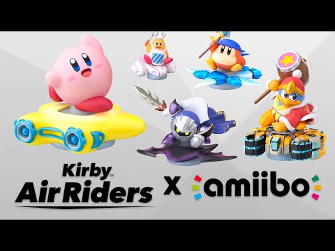 Kirby Air Riders - NEW amiibo Reveal Trailer