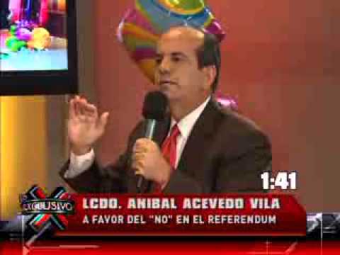 SuperXclusivo 8/16/12 - Aníbal Acevedo Vilá habla sobre el "Si y No" 2/2