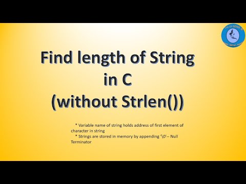 String Length Using Pointers In C