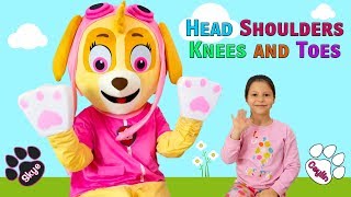 Ceylin-H & Skye - Head Shoulders Knees and Toes Kids Song