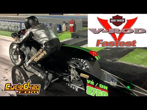 WORLD’S FASTEST V-ROD SUFFERS NITROUS BACKFIRE!