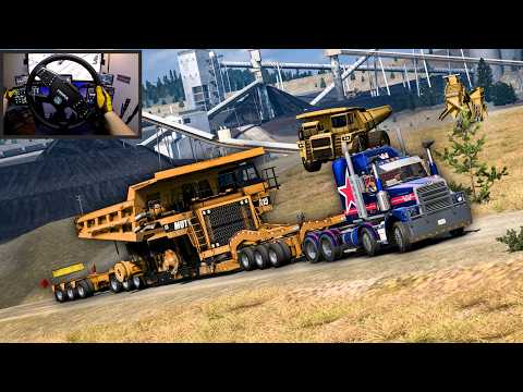 86-Ton Special Transport Mining Truck Haul in American Truck Simulator