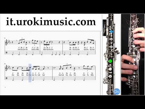 Corso di Oboe Céline Dion - Ashes - Deadpool 2 Tablature Tab um-ih276
