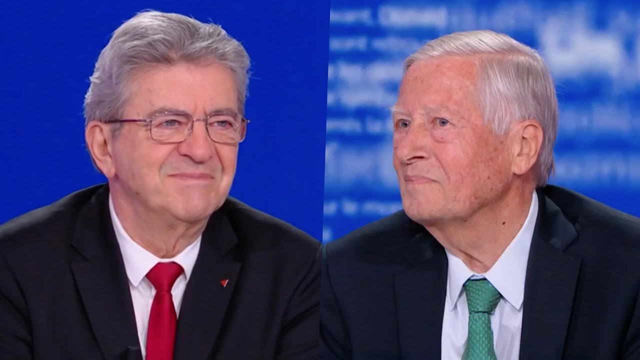 Jean-Luc Mélenchon face à Alain Duhamel sur BFMTV