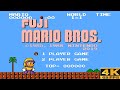 Hacks Fuji Mario Bros 2019 NES 4K Videojuegos Walkthrough