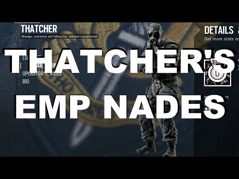 Thatcher EMP grenades VS Electronics
