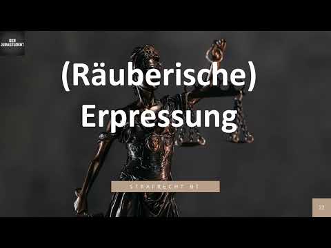 Räuberische Erpressung §§ 253, 255 StGB | Strafrecht BT 26