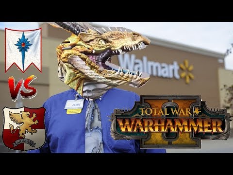 Empire vs High Elves | WALMART DRAGON TIME: Total War Warhammer 2