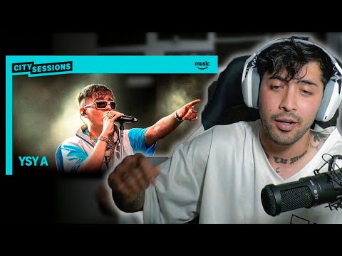 REACTION - YSY A - CAKE WITH NUTELLA - City Session (Amazon Music Live)