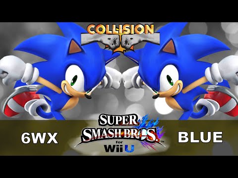 Smash Wii U Tournament - 6WX (Sonic) vs Blue (Sonic) - Collision XI
