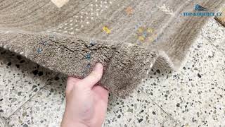 Ručně tkaný vlněný koberec Traditionell Harvey 240x340cm – severský vzor 100% střižní vlna